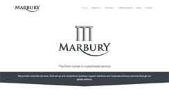 Desktop Screenshot of marburys.com