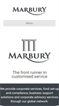 Mobile Screenshot of marburys.com